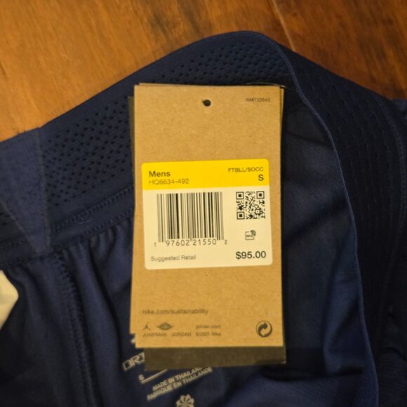 Nike Jordan Dri-FIT ADV Soccer 2025 Match Fourth PSG Shorts HQ6634-492 Mens S - Picture 5 of 6